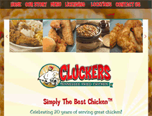 Tablet Screenshot of cluckerstfc.com